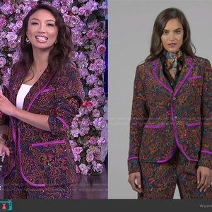 Robert Graham Paisley Silk Penelope  Suit Jacket